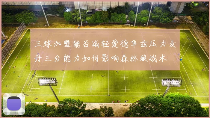 三球加盟能否减轻爱德华兹压力麦丹三分能力如何影响森林狼战术